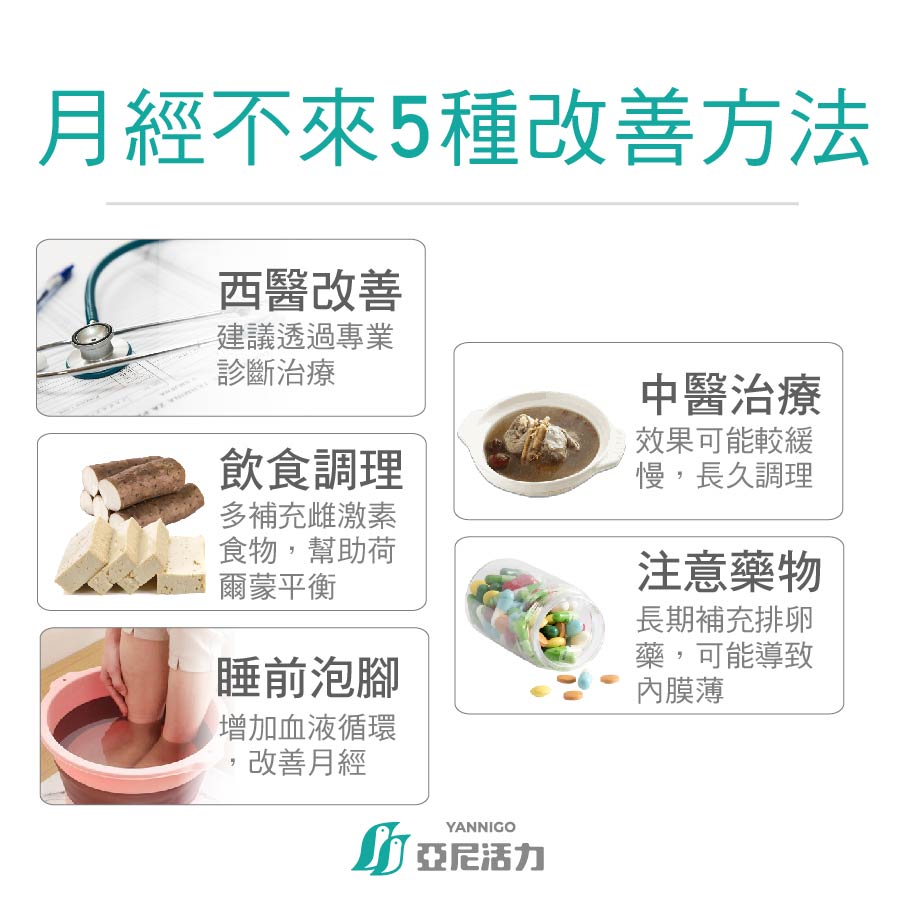 月經不來5種改善方法
